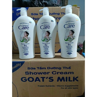 Sữa tắm con dê mềm mịn da chai 1200ml