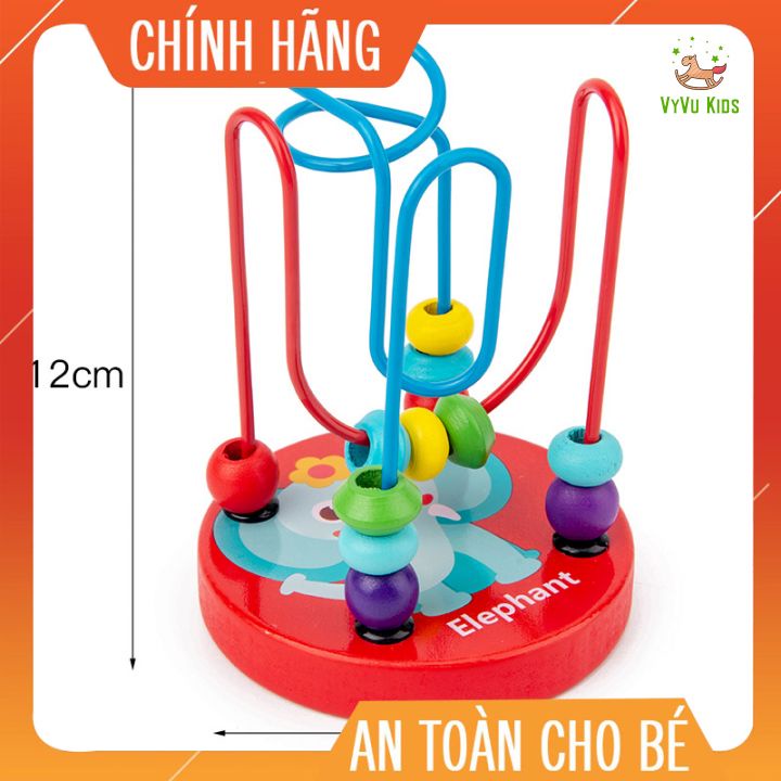 Đồ chơi gỗ thông minh cho bé, giáo cụ Montessoroi CHÍNH HÃNG giúp bé phát triển trí tuệ VYVU KIDS