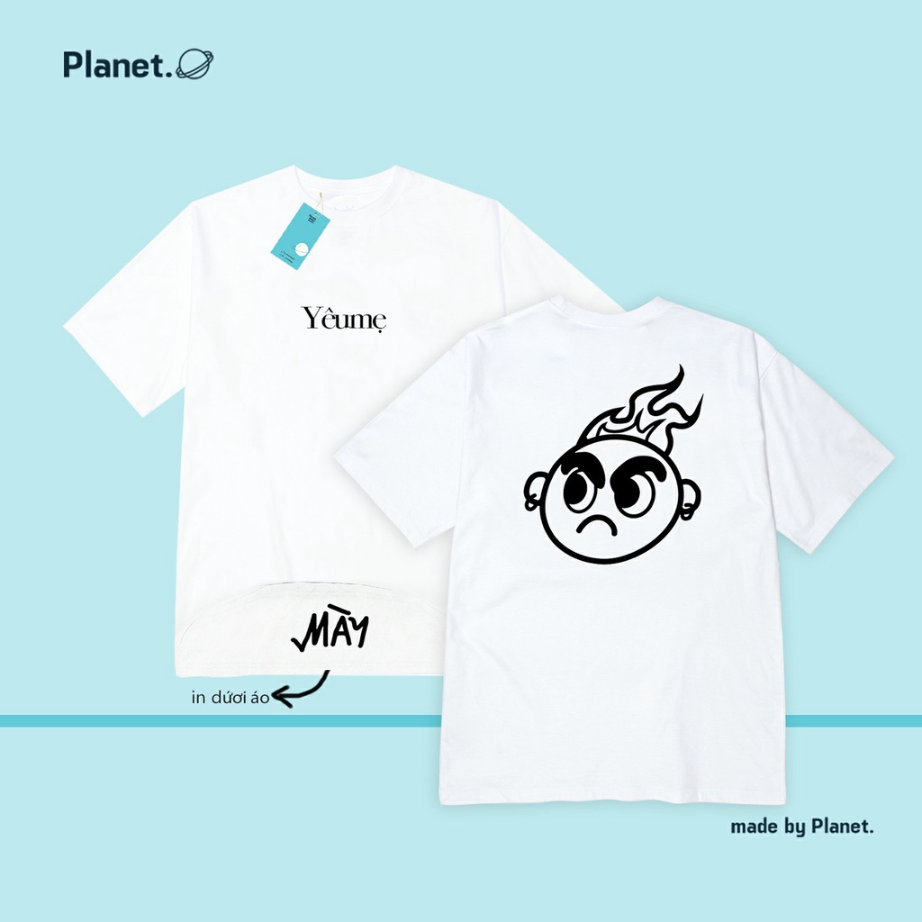 Áo thun form rộng "YÊU MẸ" mặc tung tăng cháy phố cùng homie - những đứa trẻ tăng động oversized Anh Phan