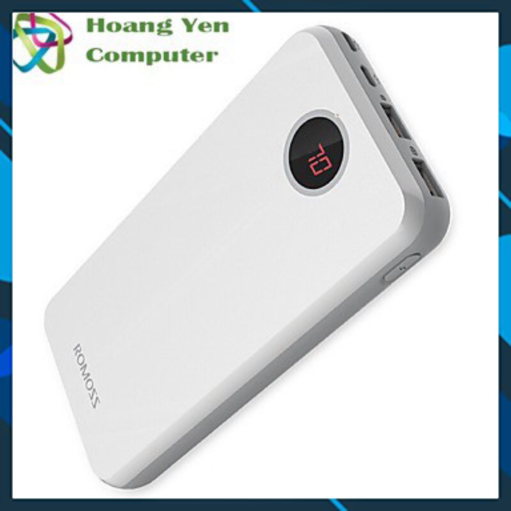 Sạc Dự Phòng 20000mAh Romoss Horus 20 2 Cổng Input - BH 1 Năm | Romoss HO20 20000mAh