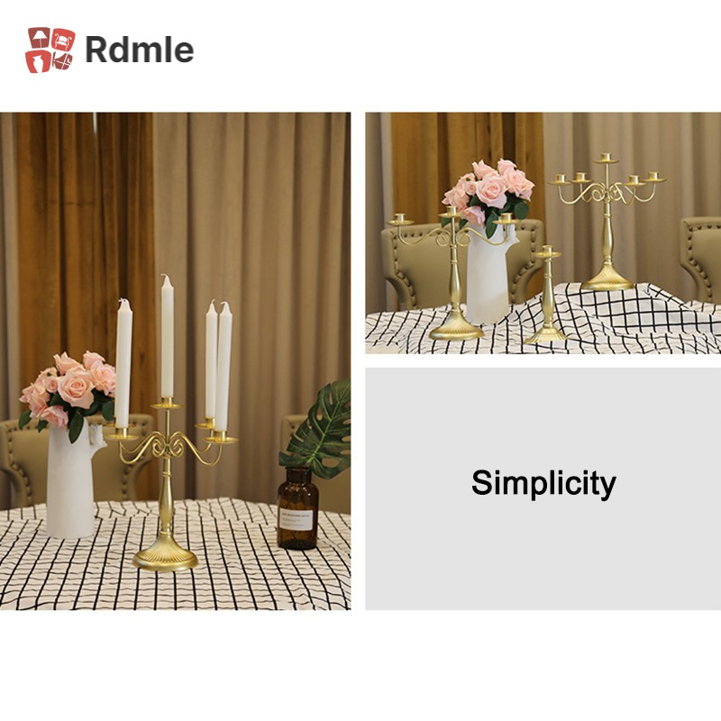 Đế để nến trang trí phong cách châu Âu sang trọng