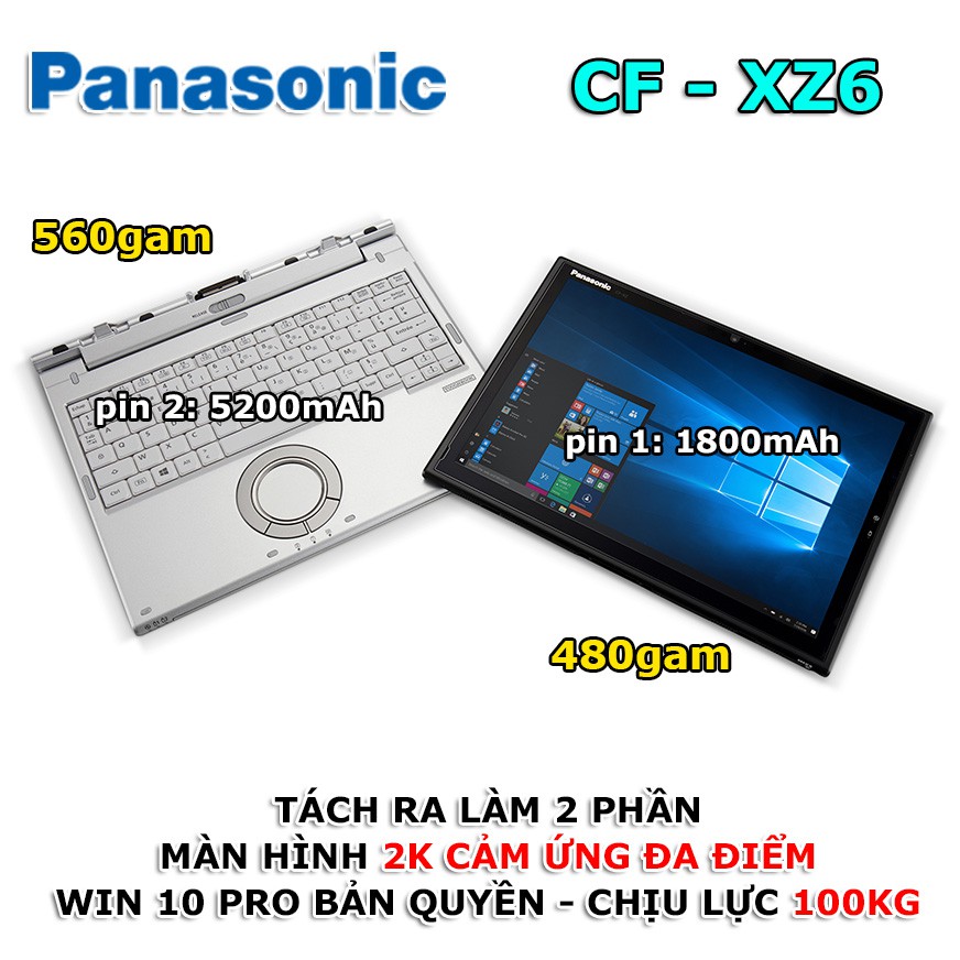 LAPTOP PANASONIC CF-XZ6