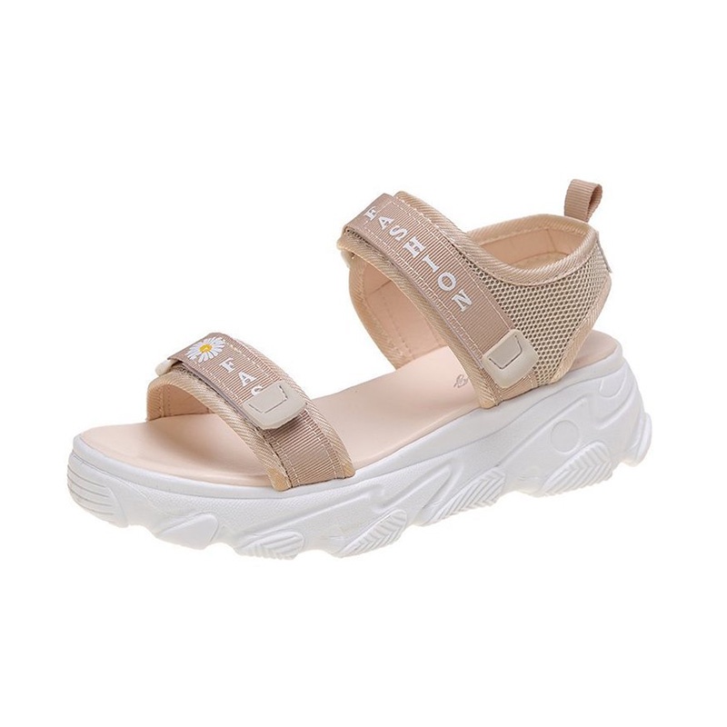 Xăng đan Khóa Dán Đế Dày Thời Trang Thể Thao Nữ