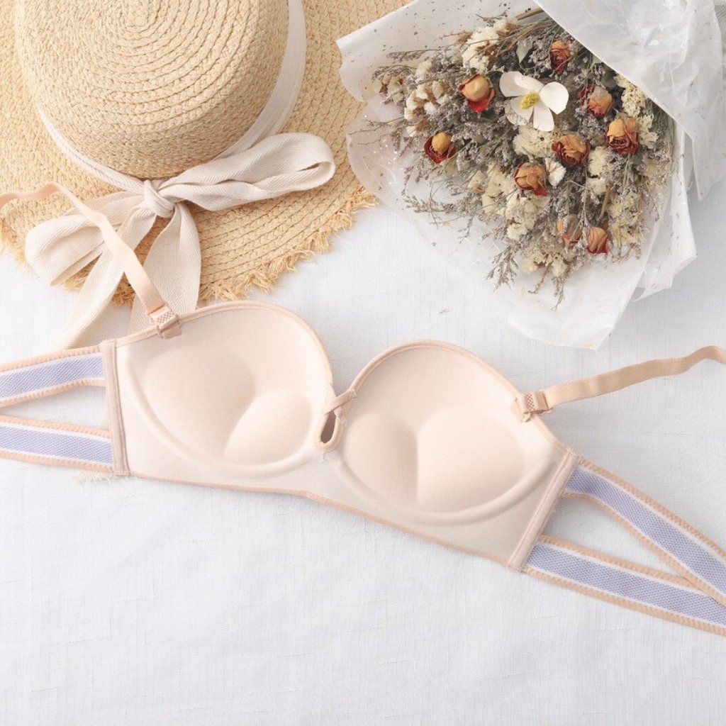 Áo lót không dây cup ngực chống tụt nâng ngực tốt đệm mềm êm quyến rũ AS35