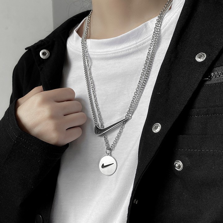 Dây Chuyền Mặt Hình Logo Nike Độc Đáo Dành Cho Cặp Đôi-cuppe