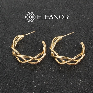 Bông Tai Nữ Eleanor Nhiều Viền Xen Kẻ Thời Trang Hàn Quốc