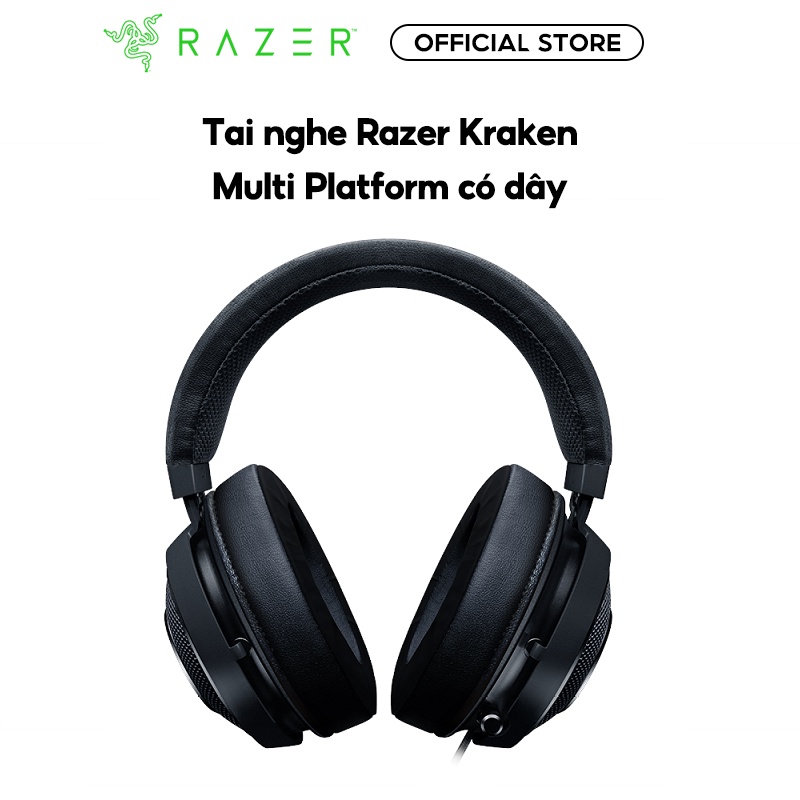 Tai nghe Razer Kraken-Multi Platform có dây Đen(bảo hành 2 năm) - Tai Nghe  Bluetooth Nhét Tai | FTPShop.com.vn