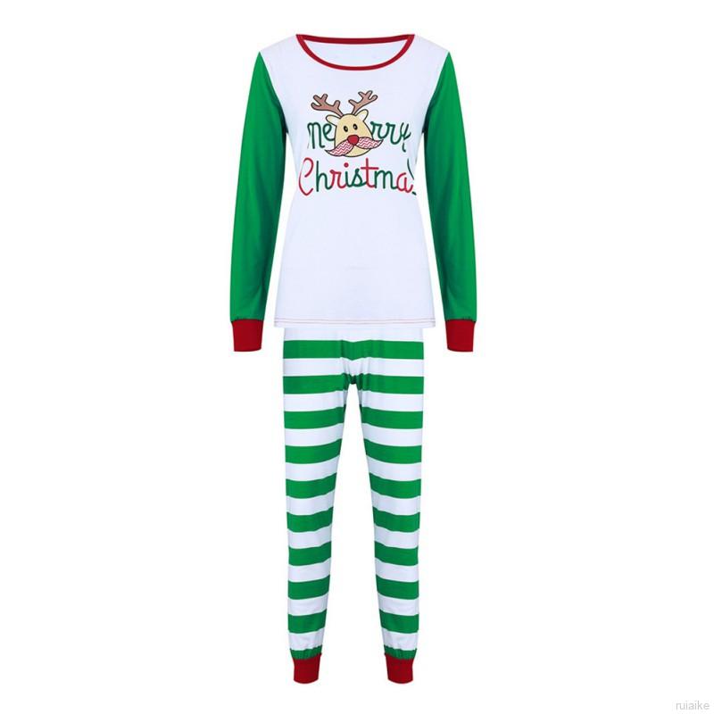 Set Đồ Ngủ Pijama Họa Tiết Giáng Sinh Đáng Yêu Cho Cả Gia Đình