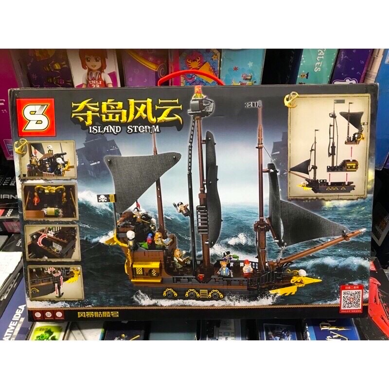 Lắp ráp tàu hải tặc nonlego - SY 1549