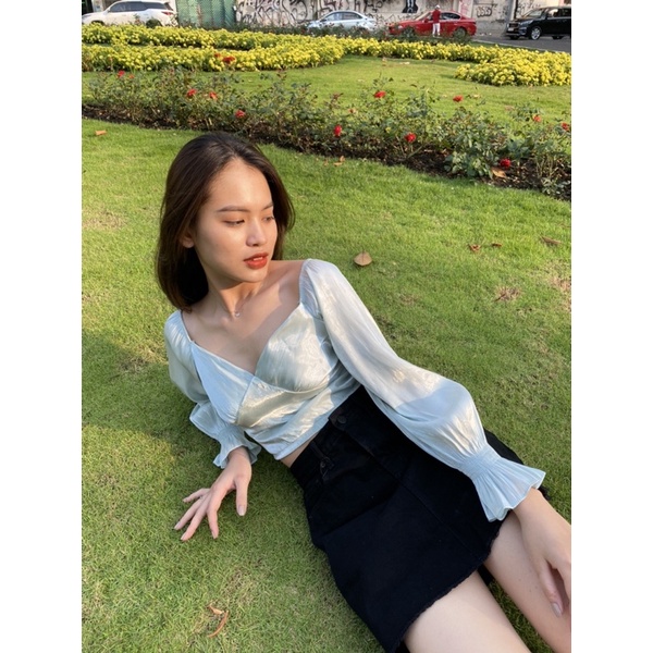 Áo croptop Angle Top Organza
