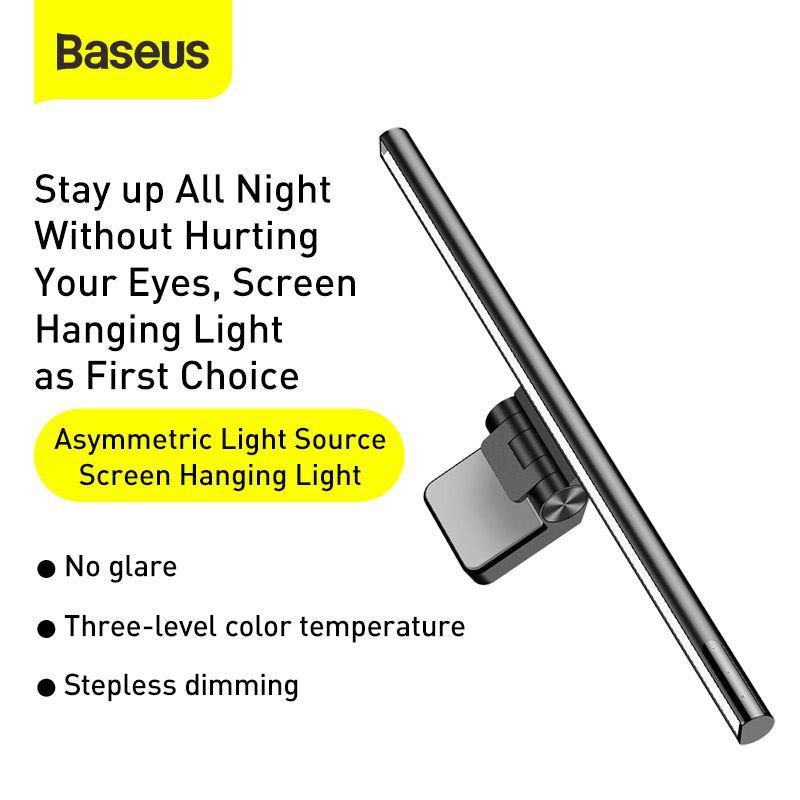 Đèn kẹp màn hình máy tính Baseus I-Work bảo vệ thị lực