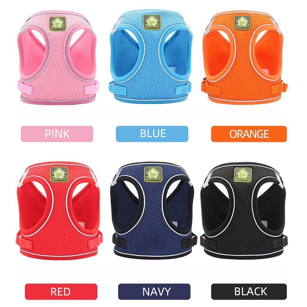 Đai Dắt Thú Cưng Đi Dạo Bằng Nilon Mềm Mại Thoáng Khí Kèm Dây Dắt Tiện Dụng