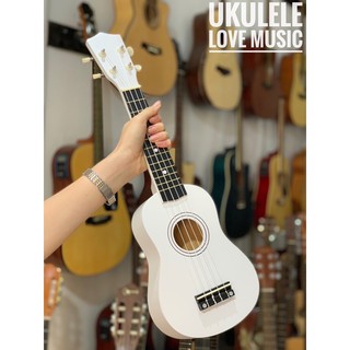đàn Ukulele soprano màu trắng