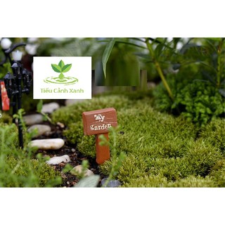 Bảng hiệu gỗ - Phụ kiện tiểu cảnh trang trí