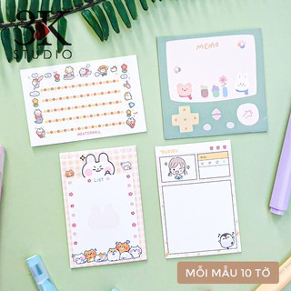 SET TRỘN 10 MẪU - 100 TỜ GIẤY NOTE (COMBO 18)