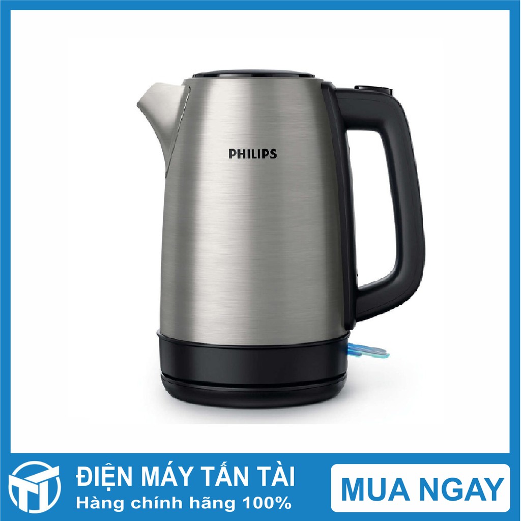 Bình đun siêu tốc Philips 1.7 lít HD9350 ,Công suất:1850 - 2200 W,  Dung tích:1.7 lít, Inox cao cấp SUS 304