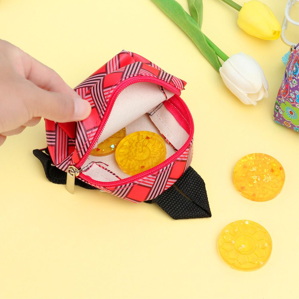 Ba lô mini thời trang dễ thương có móc khóa cho búp bê