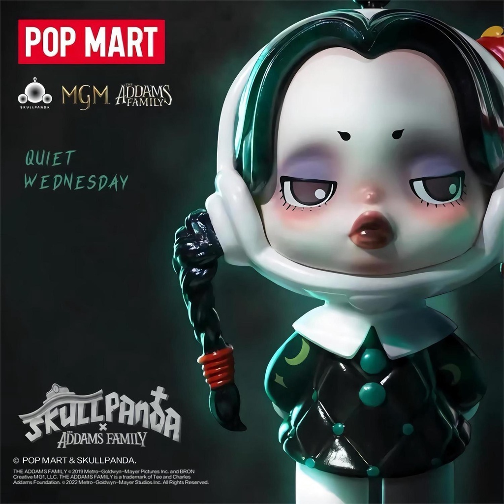 Ultra Mô Hình Nhân Vật POPMART POPMART SKULLPANDA Adams Family sp6
