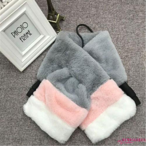 Khăn quàng cổ đính lông mềm thời trang