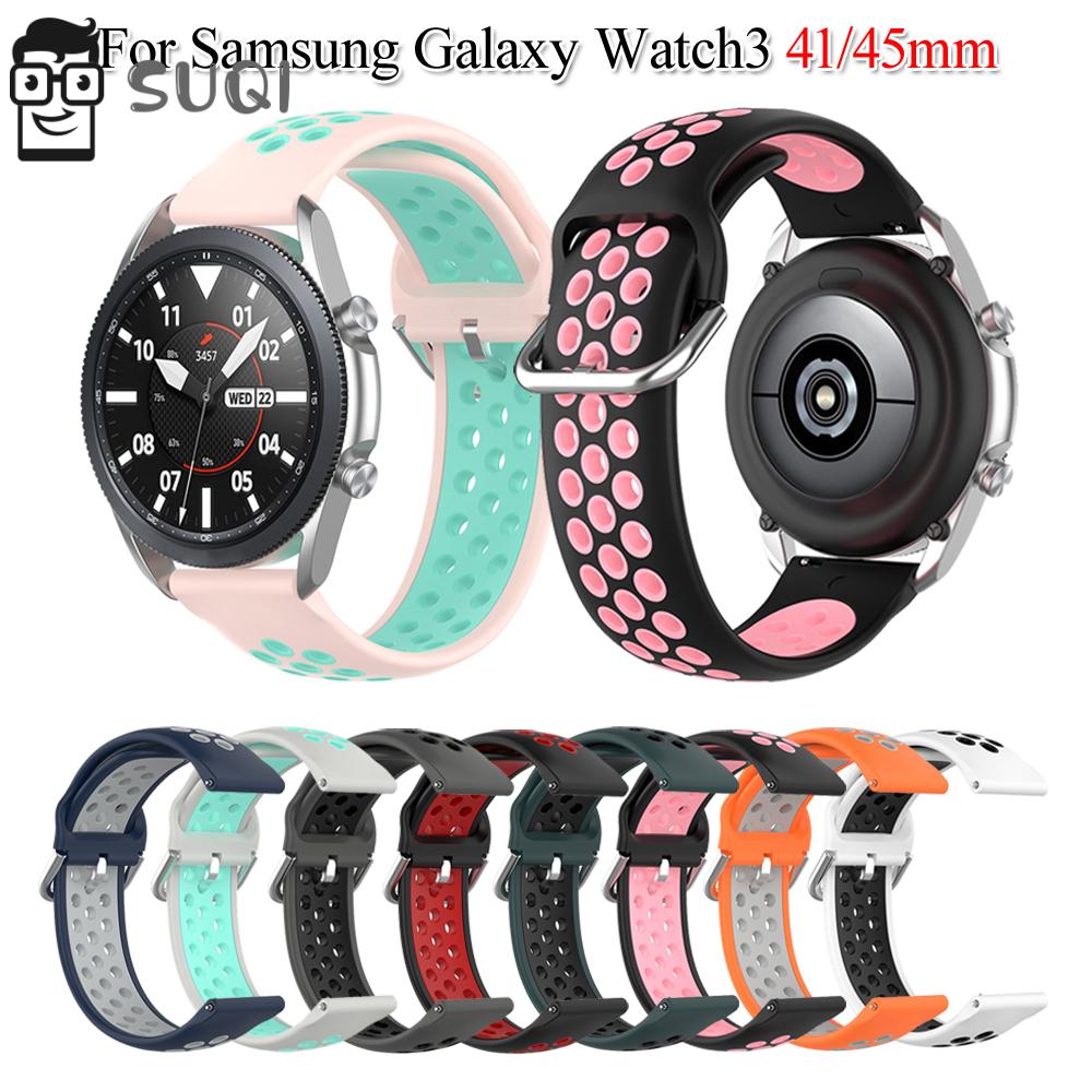 Dây Đeo Thay Thế 20mm 22mm Cho Đồng Hồ Samsung Galaxy Watch 3 41mm 45mm