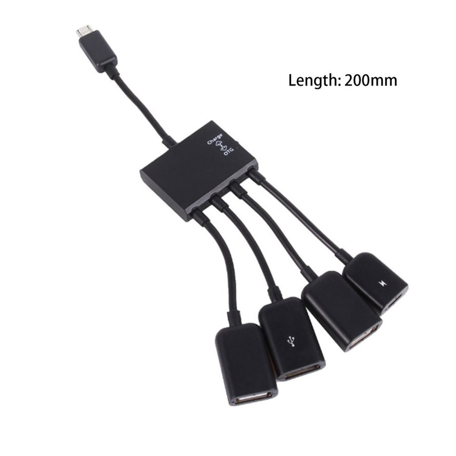 Dây cáp sạc nguồn chuyển đổi cổng Micro USB OTG