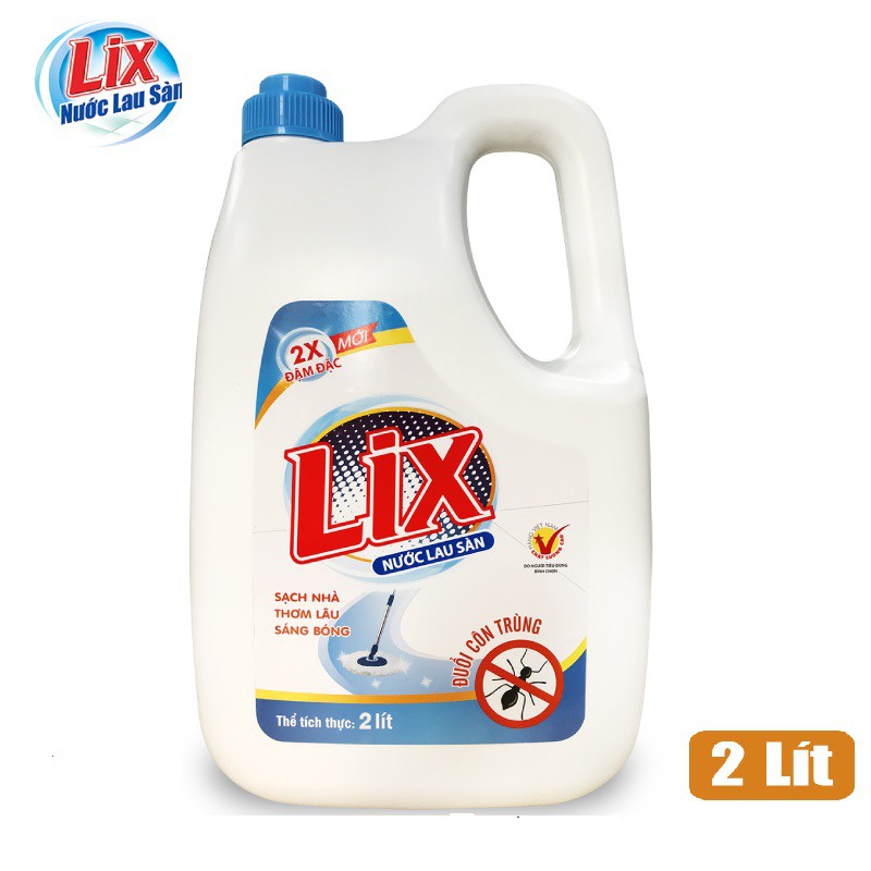 Nước Lau sàn LIX Đuổi Côn Trùng Chai 2L - NLS2