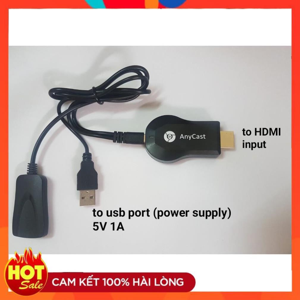 [Xịn] HDMI Không Dây ANYCAST M9 Plus - Tốc Độ Kết Nối Siêu Nhanh (Dùng cho Android/IOS/Windows/MacOS) Chính Hãng