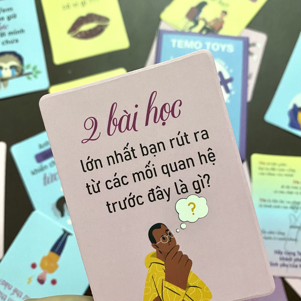 Bộ bài tình yêu dành cho các cặp đôi board game Our Memories hẹn hò thấu hiểu từ heartspeak Shay