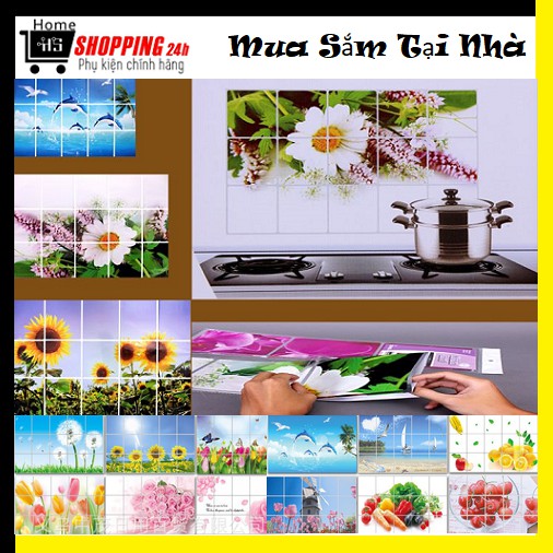 Miếng Dán Tường Nhà Bếp - Nhiều Hình