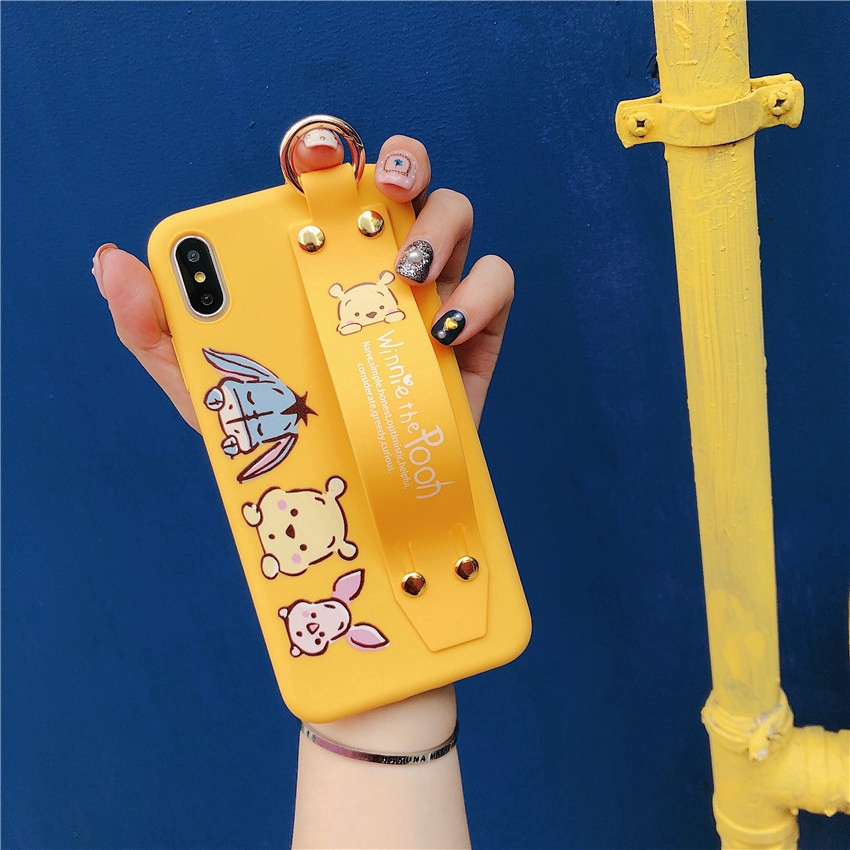 Ốp điện thoại mềm hình gấu pooh/winnie đáng yêu cho IPhone se 6 6s 7 8 6Plus 6sPlus 7Plus 8Plus X XS XR XSmax