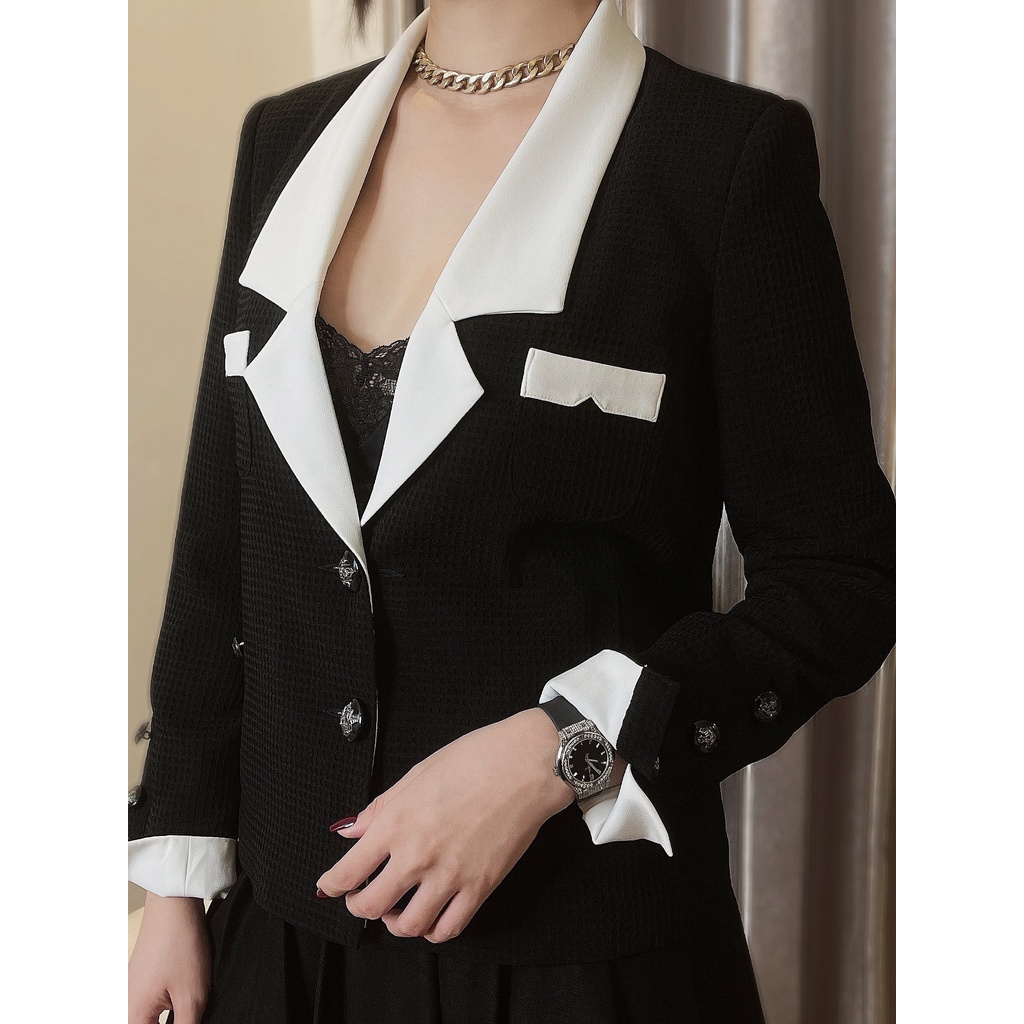 Áo vest CN cổ trắng AV036 | BigBuy360 - bigbuy360.vn