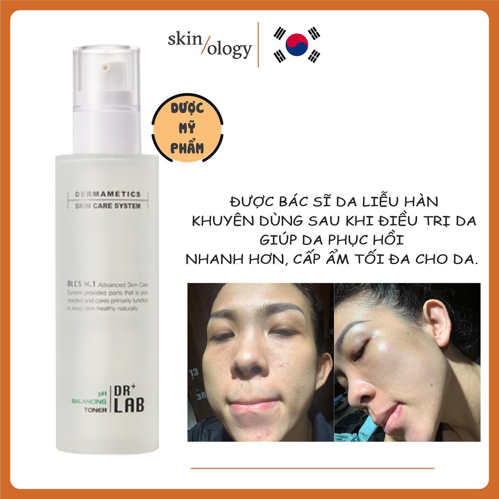 NƯỚC CÂN BẰNG DA DR. LAB PH BALANCING TONER DƯỢC MỸ PHẨM HÀN QUỐC CHO DA DẦU MỤN DA NHẠY CẢM LÀM SẠCH DA