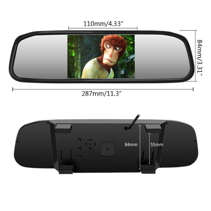 Màn Hình Hiển Thị Phía Sau Xe Hơi Độ Nét Cao