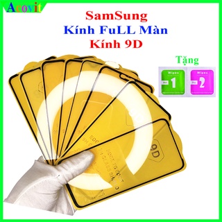Kính cường lực samsung a10,a20,a30,a50,a70,a80,a90,m10,m20,m30,a10s,a20s,a30s,a50s,a70s full màn,tặng giấy lau acovit