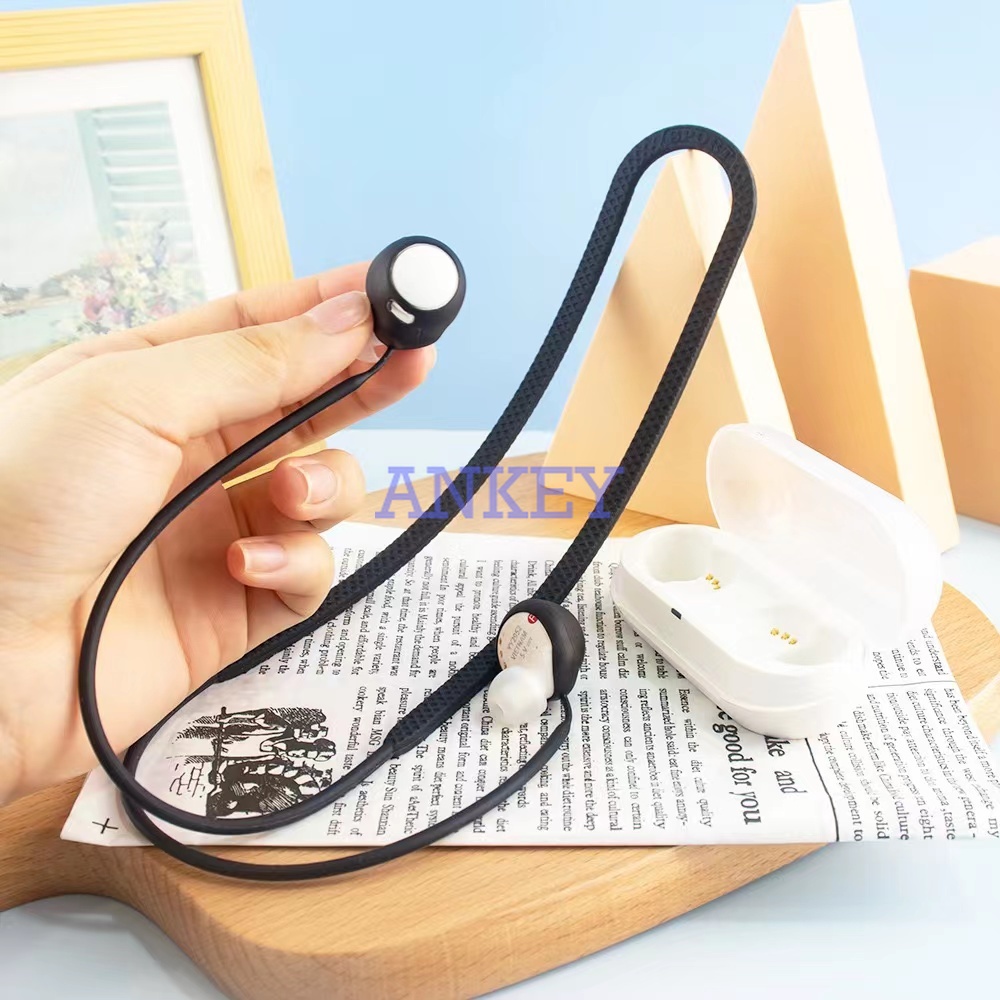 New Silicone Rope for Sony WF-C500 Bluetooth Headset Sport Anti-drop Rope Beats Buds Anti-drop Silicone Anti-drop Rope Waterproof Shockproof