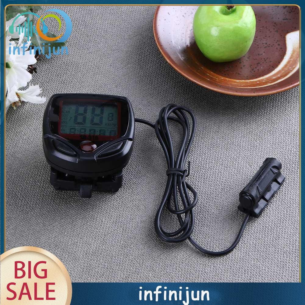 Đồng Hồ Đo Tốc Độ Xe Đạp Màn Hình Lcd Chống Nước