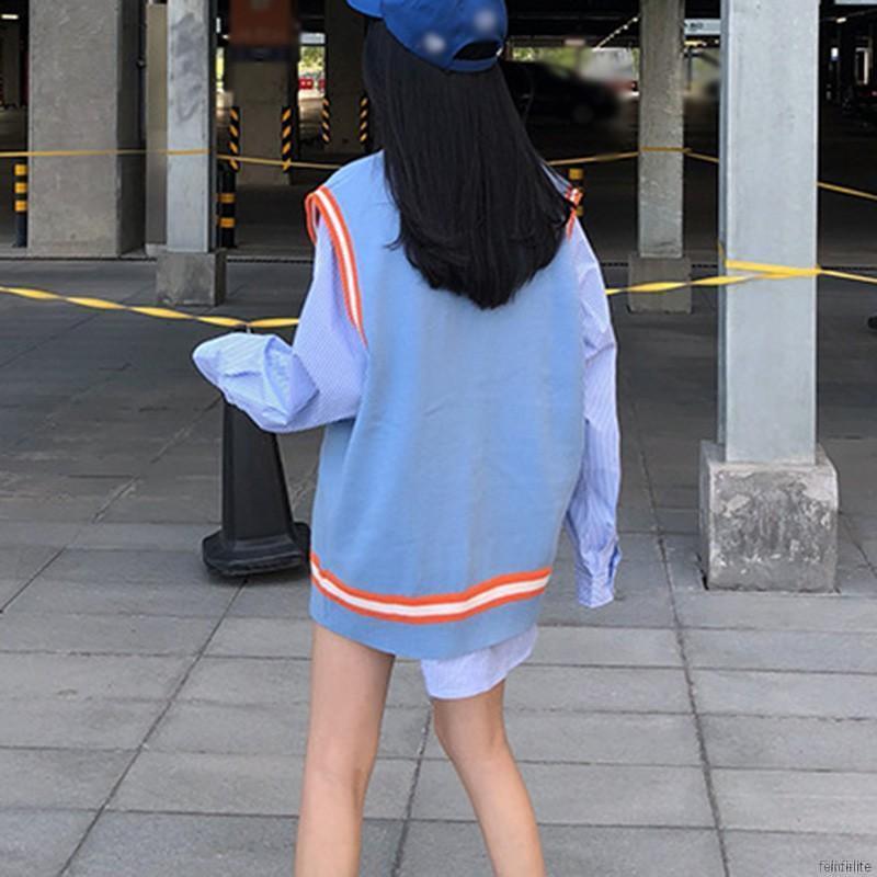 Áo Khoác Không Tay Chất Len Thu Đông Ấm Áp Dễ Thương Cho Nữ | BigBuy360 - bigbuy360.vn