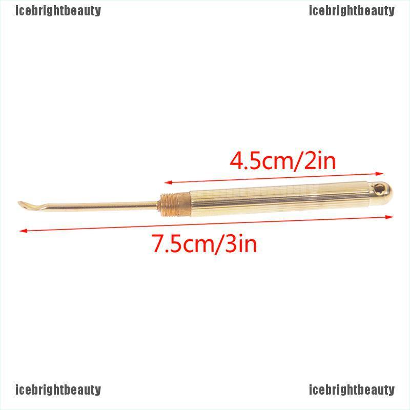 Dụng Cụ Lấy Ráy Tai Bằng Vàng Gấp Gọn Tiện Lợi