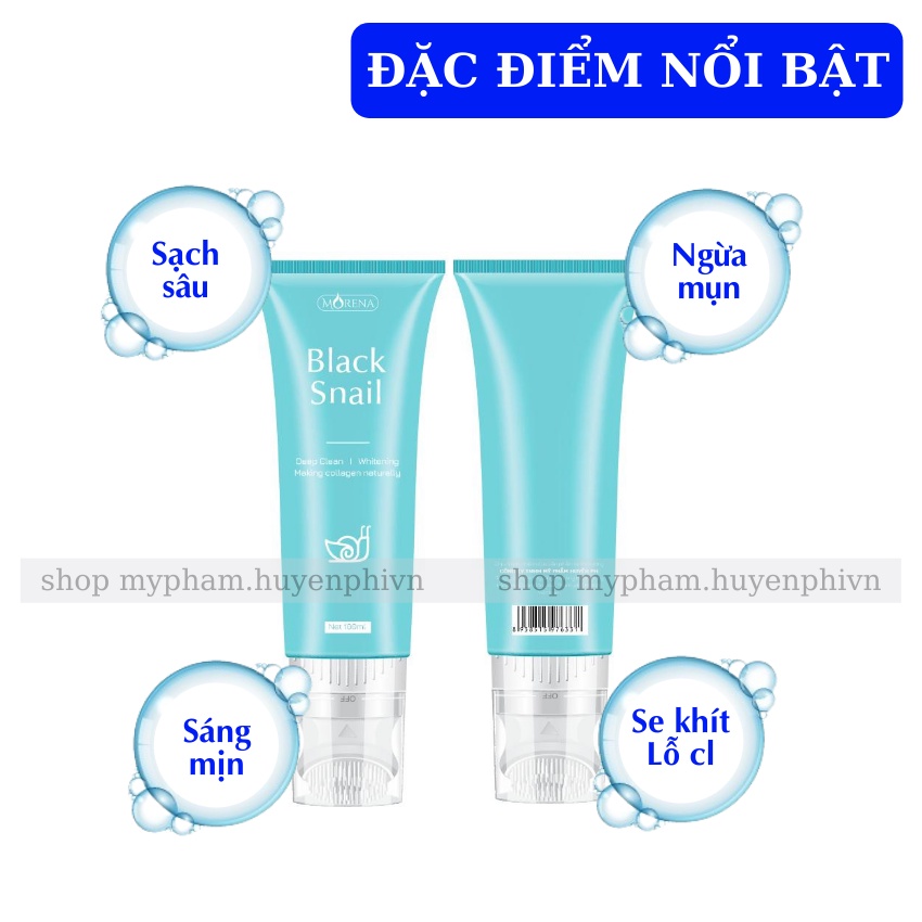 Sữa Rửa Mặt Huyền Phi Black Snail - Làm Sạch Sâu Ngừa Mụn Sáng Mịn Da