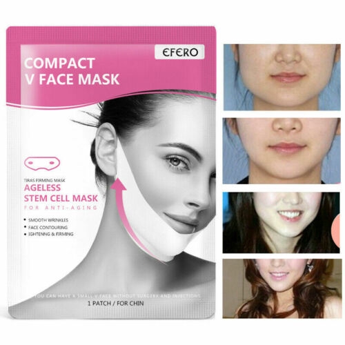 [❤ღ] V-Shape Thin Face Mask Slimming Lifting Firming Fat Burn Double Chin V-line Mask