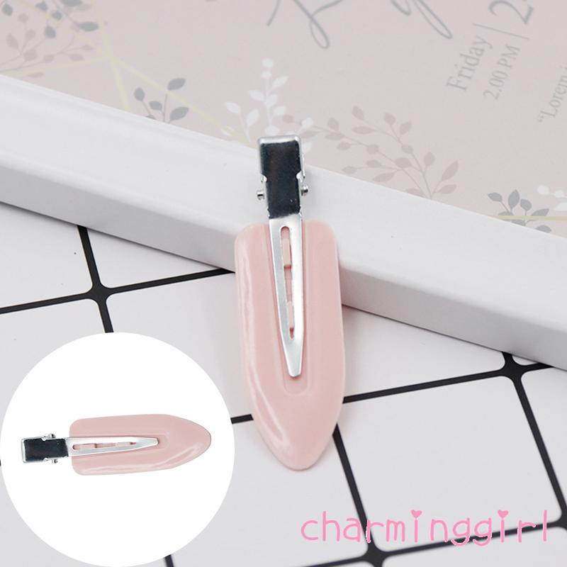 Kẹp tóc hình chiếc lá màu sắc tương phản cho nữ