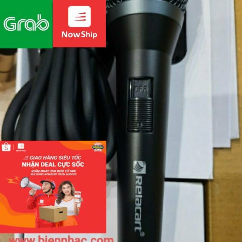 [Mã ELHACE giảm 4% đơn 300K] Micro karaoke có dây relacart SM300P