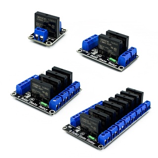 Rơ le thể rắn 1/2/4/8 kênh G3MB-202P DC-AC PCB SSR In 5VDC Out 240V AC 2A cho Arduino