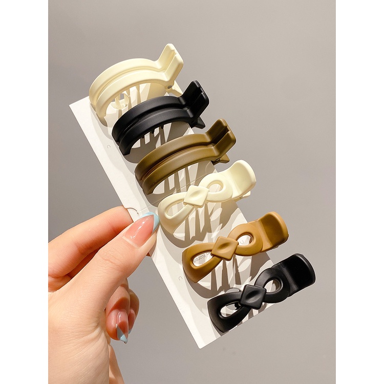 Kẹp Tóc Phối Màu Sắc Phong Cách Hàn Quốc Đơn Giản Thời Trang Cho Nữ