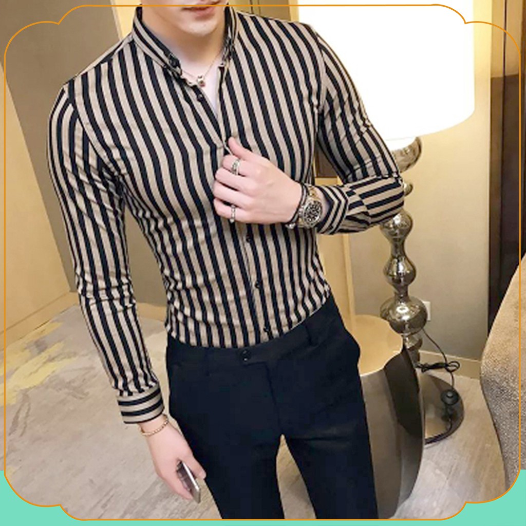 Áo sơ mi - Áo sơ mi nam cao cấp - dáng slimfit cực đẹp, chất vải lụa mềm mịn, thoáng mát, tôn dáng người mặc | BigBuy360 - bigbuy360.vn