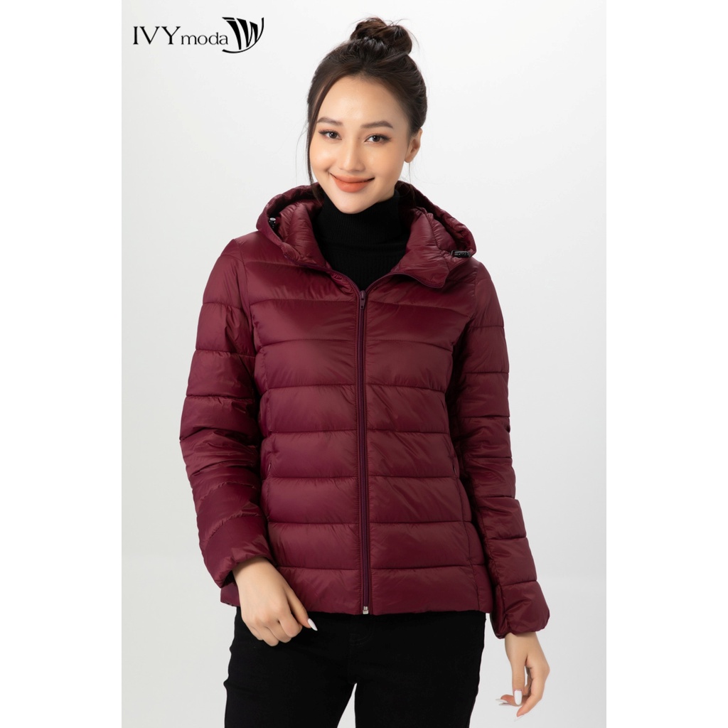 Áo khoác phao nữ siêu nhẹ nhiều màu IVY moda MS 70B9100