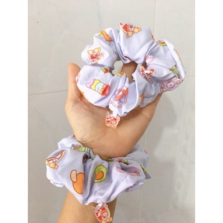 Cột tóc Scrunchies Milk Tea