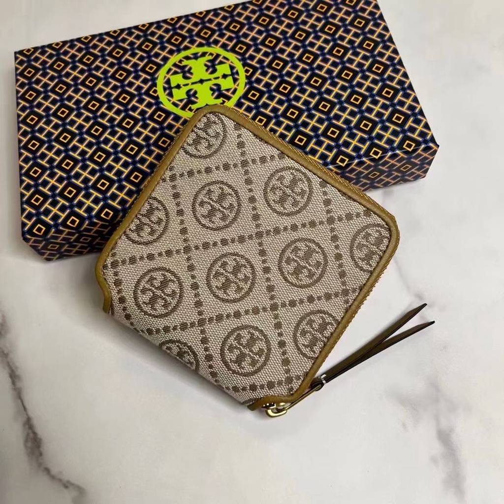Ví Gấp Tory Burch jacquard bifold Chính Hãng Cho Nữ