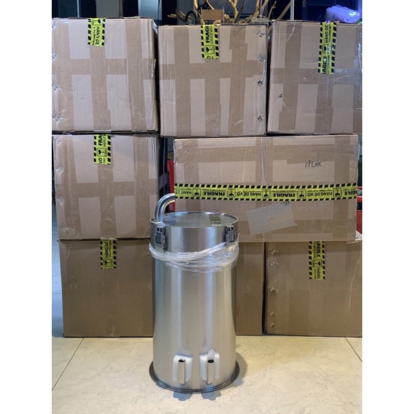 Vỏ Lọc Thùng Inox F220 1 in 1 out - Vỏ Lọc Inox F220 2 in 1 out