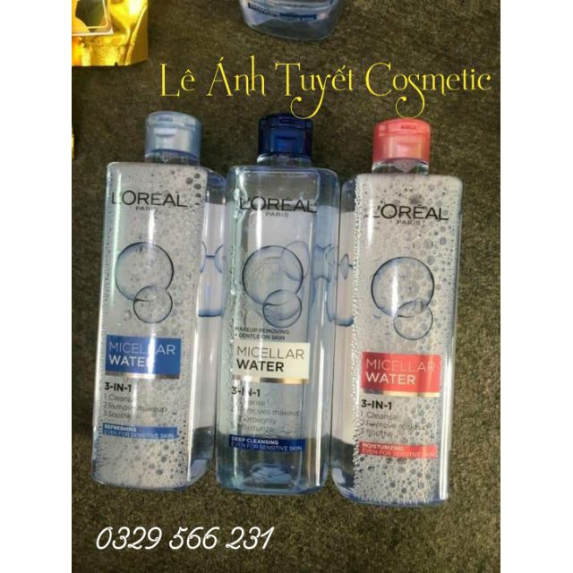 NƯỚC TẨY TRANG LOREAL MICELLAR WATER